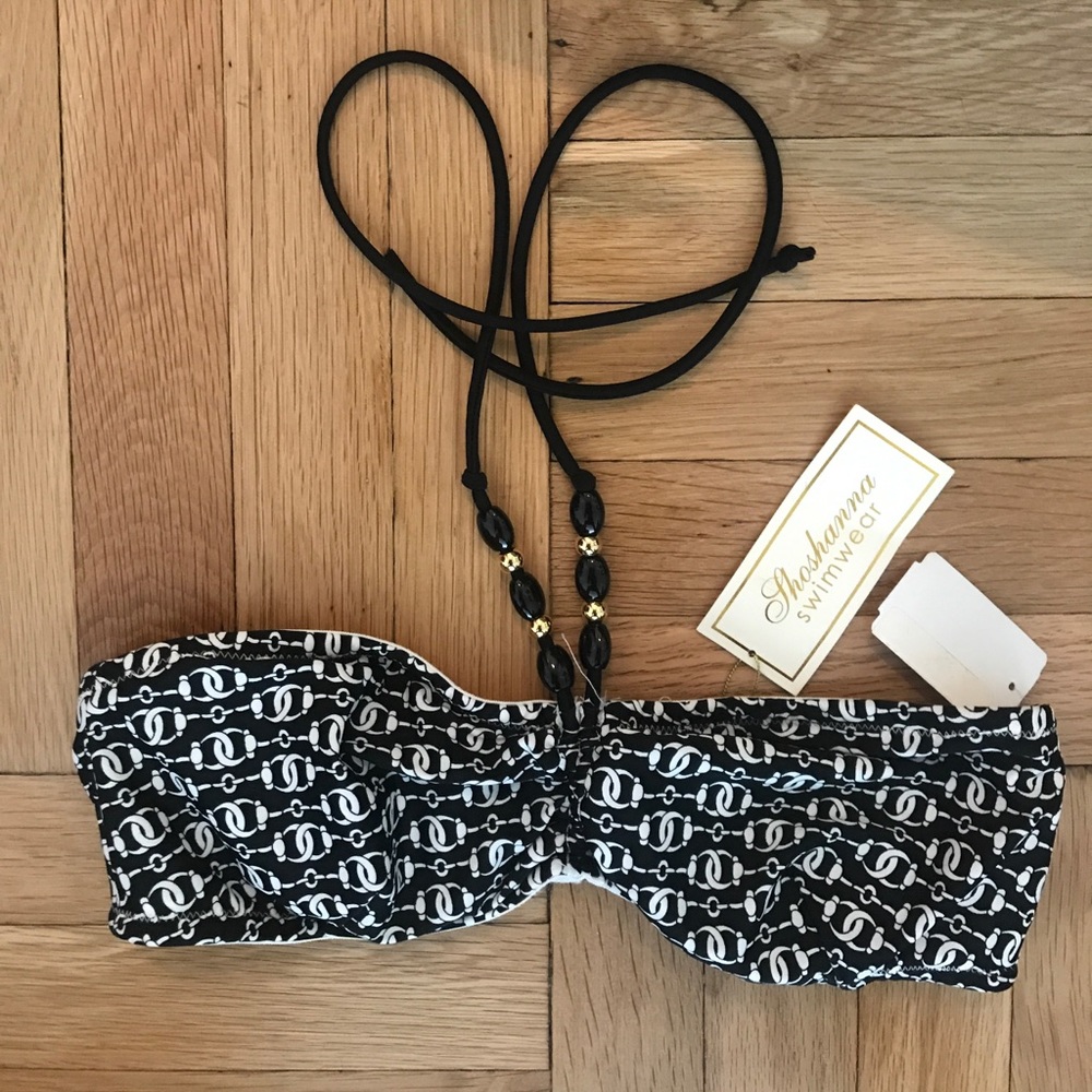 Shoshanna Geometric Bikini Top- Size C Cup- NWT